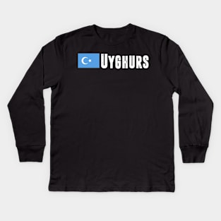 Free Uighurs Kids Long Sleeve T-Shirt